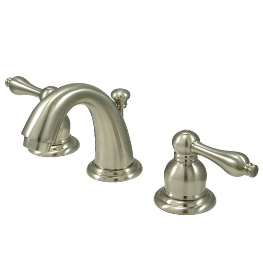 Victorian Widespread Bathroom Faucet in Brushed Nickel