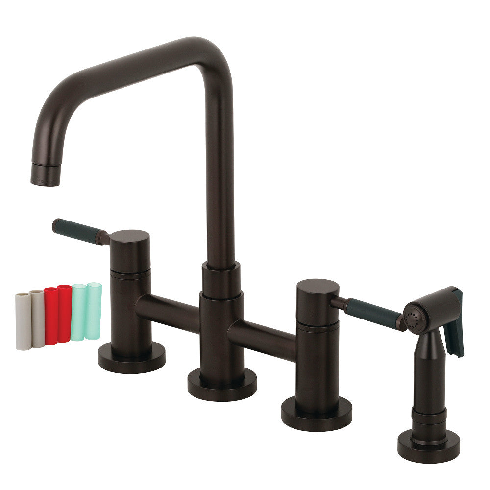 Kaiser Bridge Kitchen Faucet in Oil Rubbed Bronze