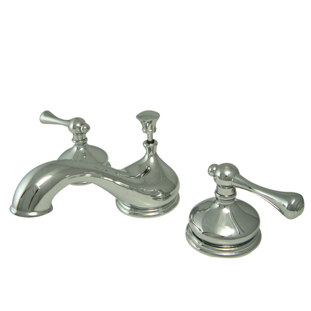 Vintage Widespread Bathroom Faucet in Polished Chrome