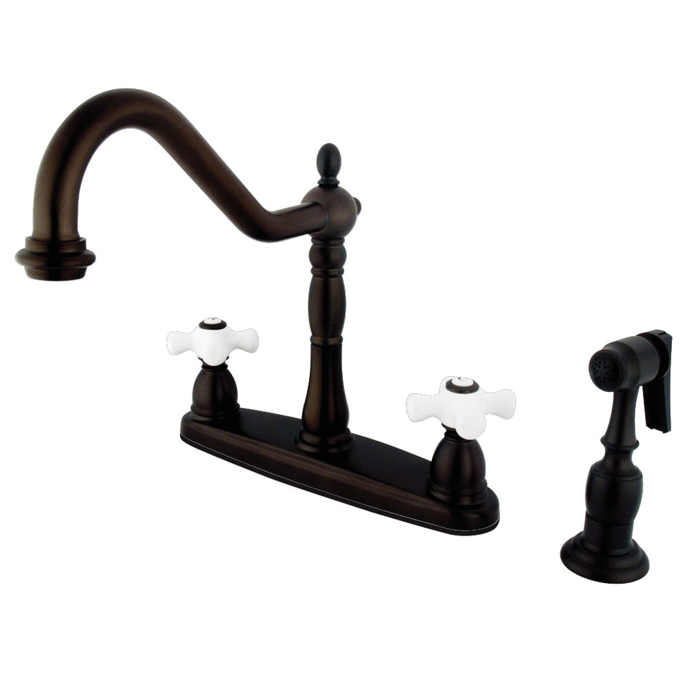 Heritage Centerset Kitchen Faucet in Oil Rubbed Bronze