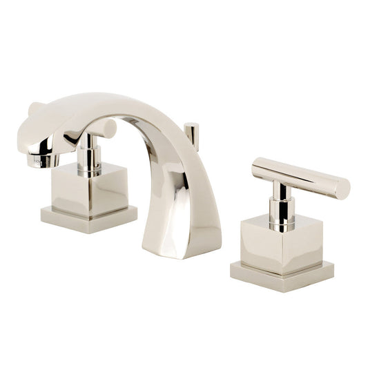 Claremont Widespread Bathroom Faucet in Polished Nickel