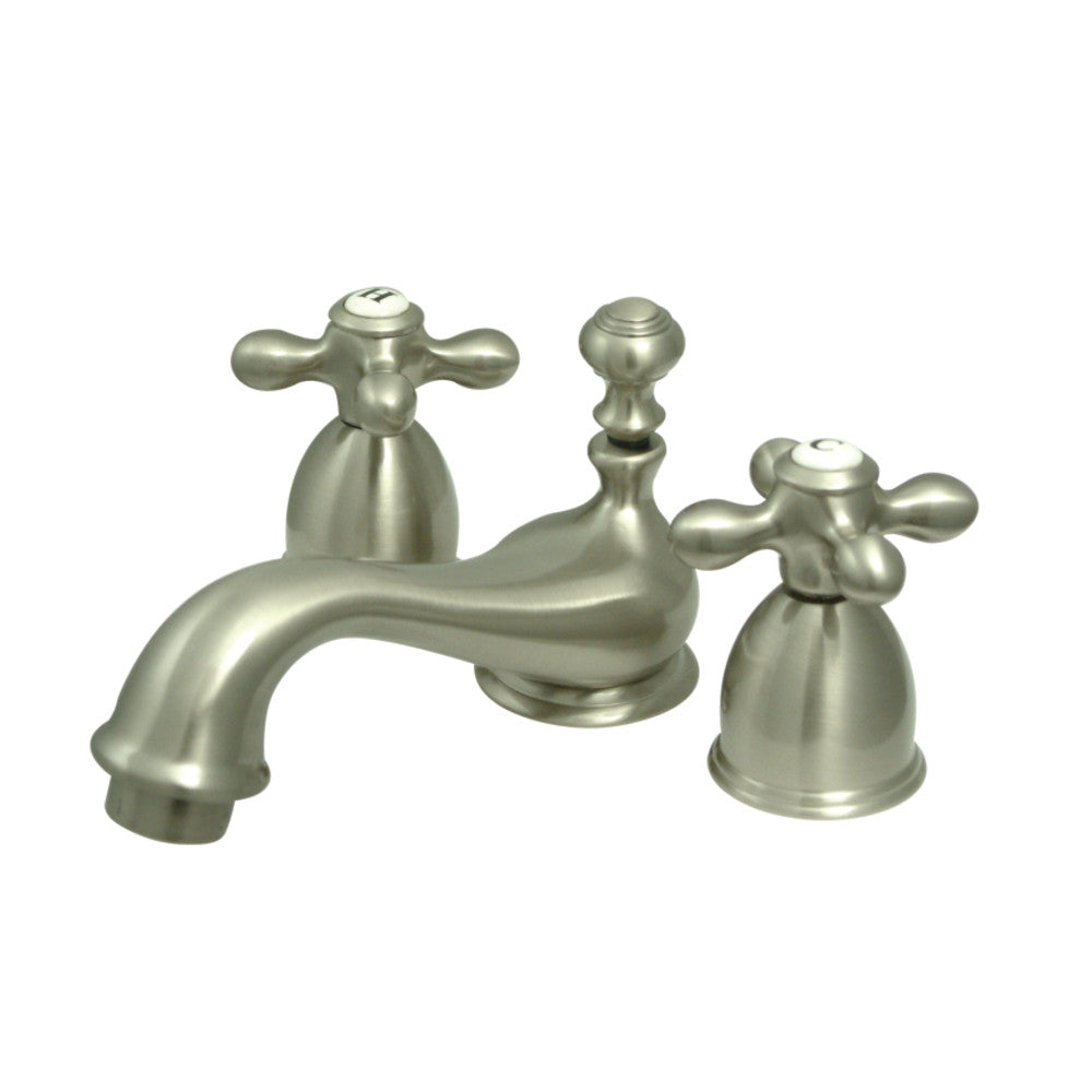 Restoration Mini-Widespread Bathroom Faucet in Brushed Nickel