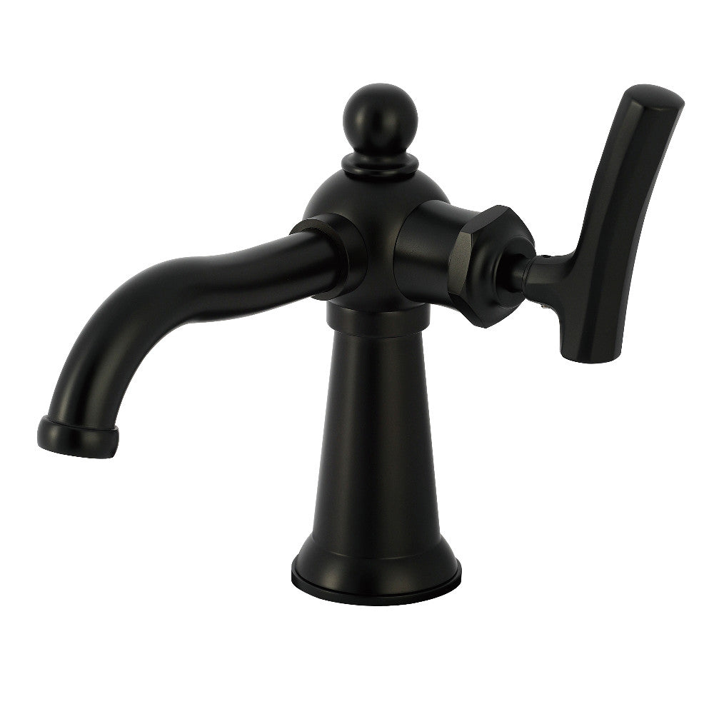 Hallerbos Single-Hole Bathroom Faucet in Matte Black