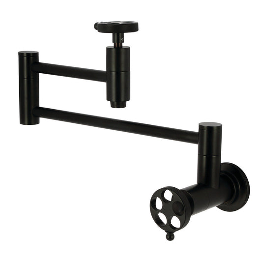 Wendell Pot Filler Faucet in Matte Black