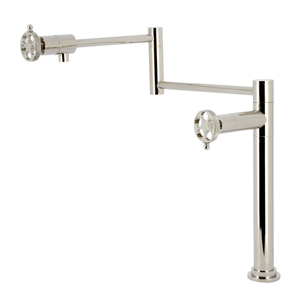 Webb Pot Filler Faucet in Polished Nickel