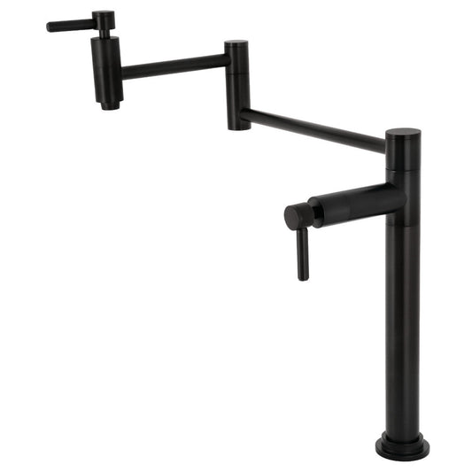 Concord Pot Filler Faucet in Matte Black
