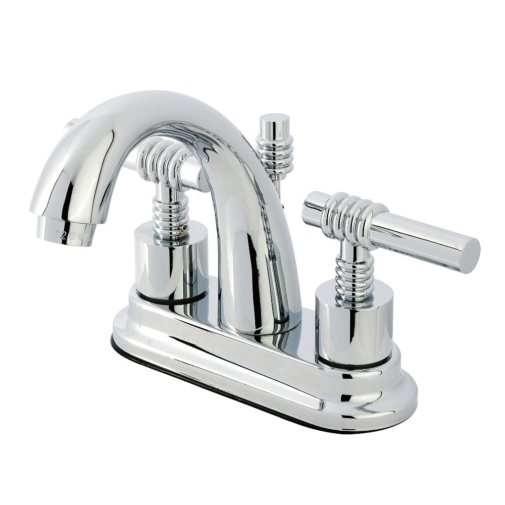 Milano 4 Inch Centerset Bathroom Faucet in Polished Chrome