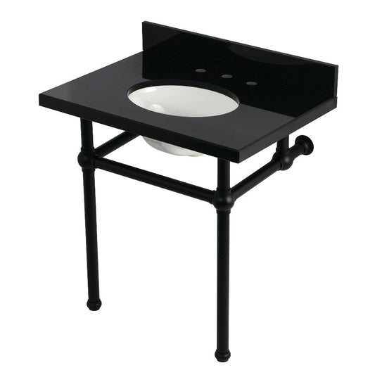 Templeton 30 Inch Console Sink in Black