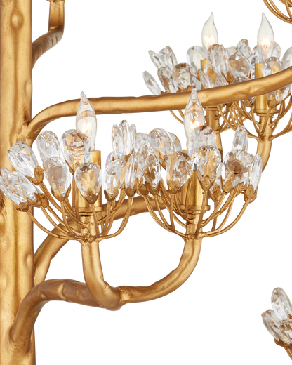 Agave Americana Gold Chandelier