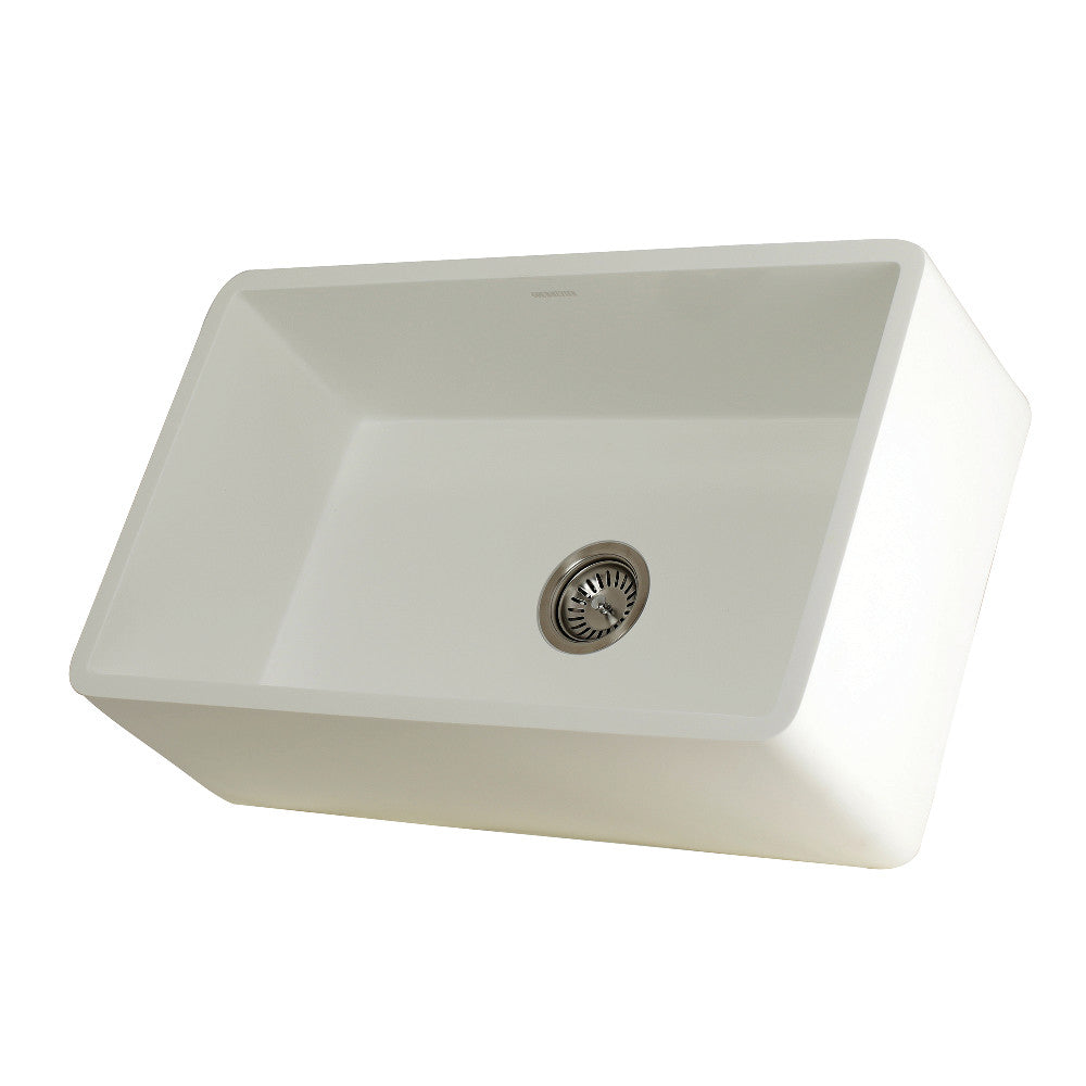 Arcticstone 30 Inch Farmhouse Kitchen Sink in White