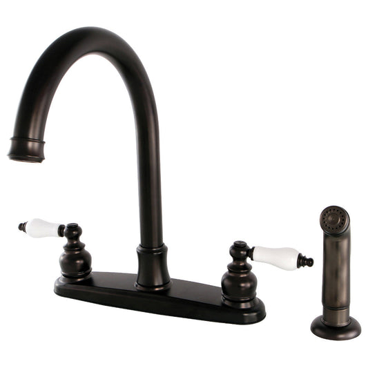 Victorian Centerset Kitchen Faucet in Oil Rubbed Bronze