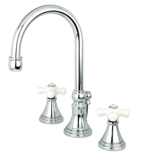 Governor Widespread Bathroom Faucet in Polished Chrome