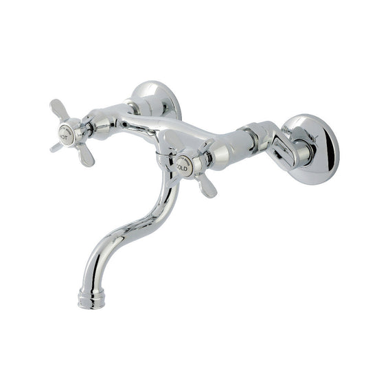 Essex Wall-Mount Bathroom Faucet in Polished Chrome