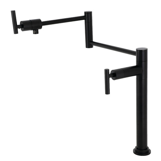 Manhattan Pot Filler Faucet in Matte Black