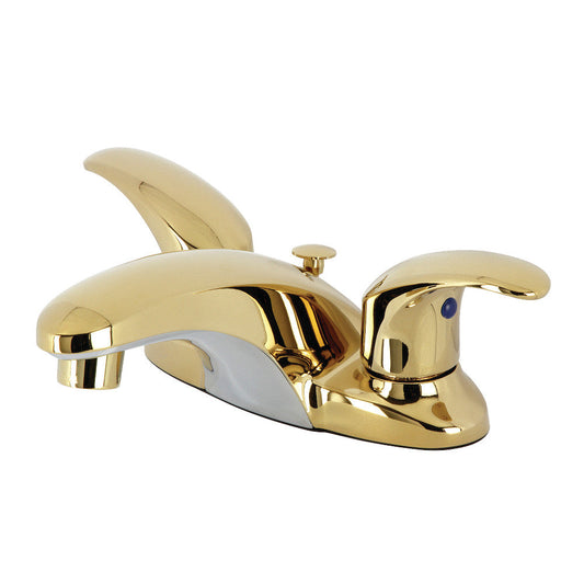 Legacy 4 Inch Centerset Bathroom Faucet in Polished Brass