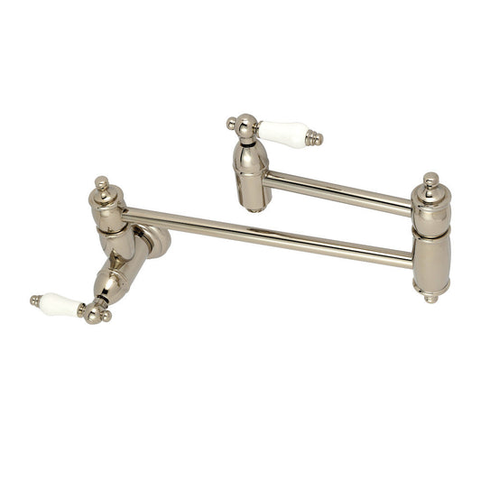 Restoration Pot Filler Faucet in Polished Nickel