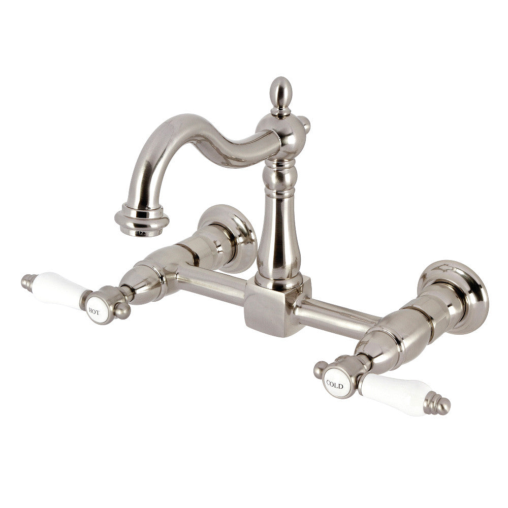 Bel-Air Wall Mount Kitchen Faucet in Brushed Nickel