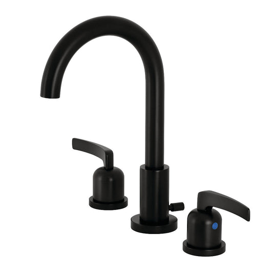 Centurion Widespread Bathroom Faucet in Matte Black