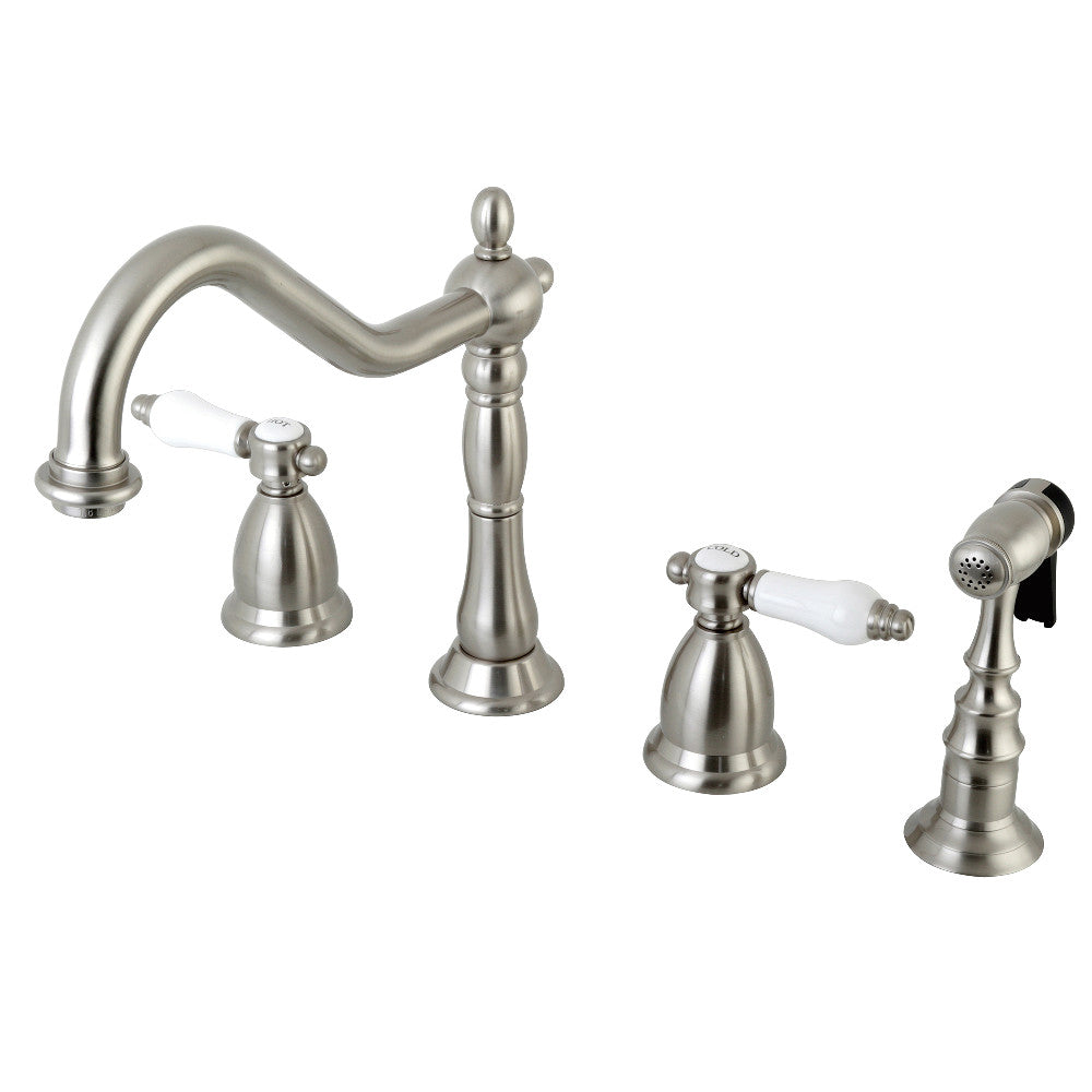 Bel-Air Widespread Kitchen Faucet in Brushed Nickel