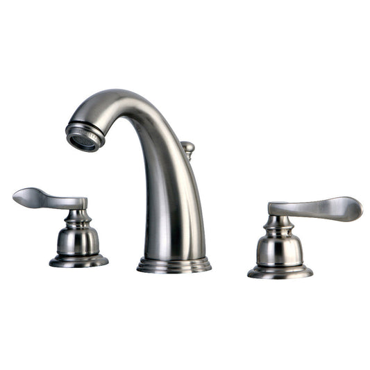 NuWave French Widespread Bathroom Faucet in Brushed Nickel