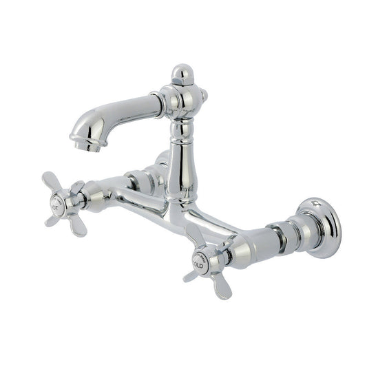 Essex Wall-Mount Bathroom Faucet in Polished Chrome