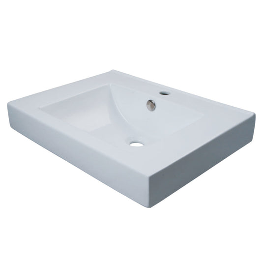Mission 23.63 Inch Vessel Sink in White