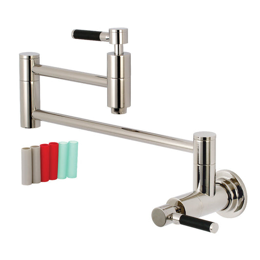 Kaiser Pot Filler Faucet in Polished Nickel