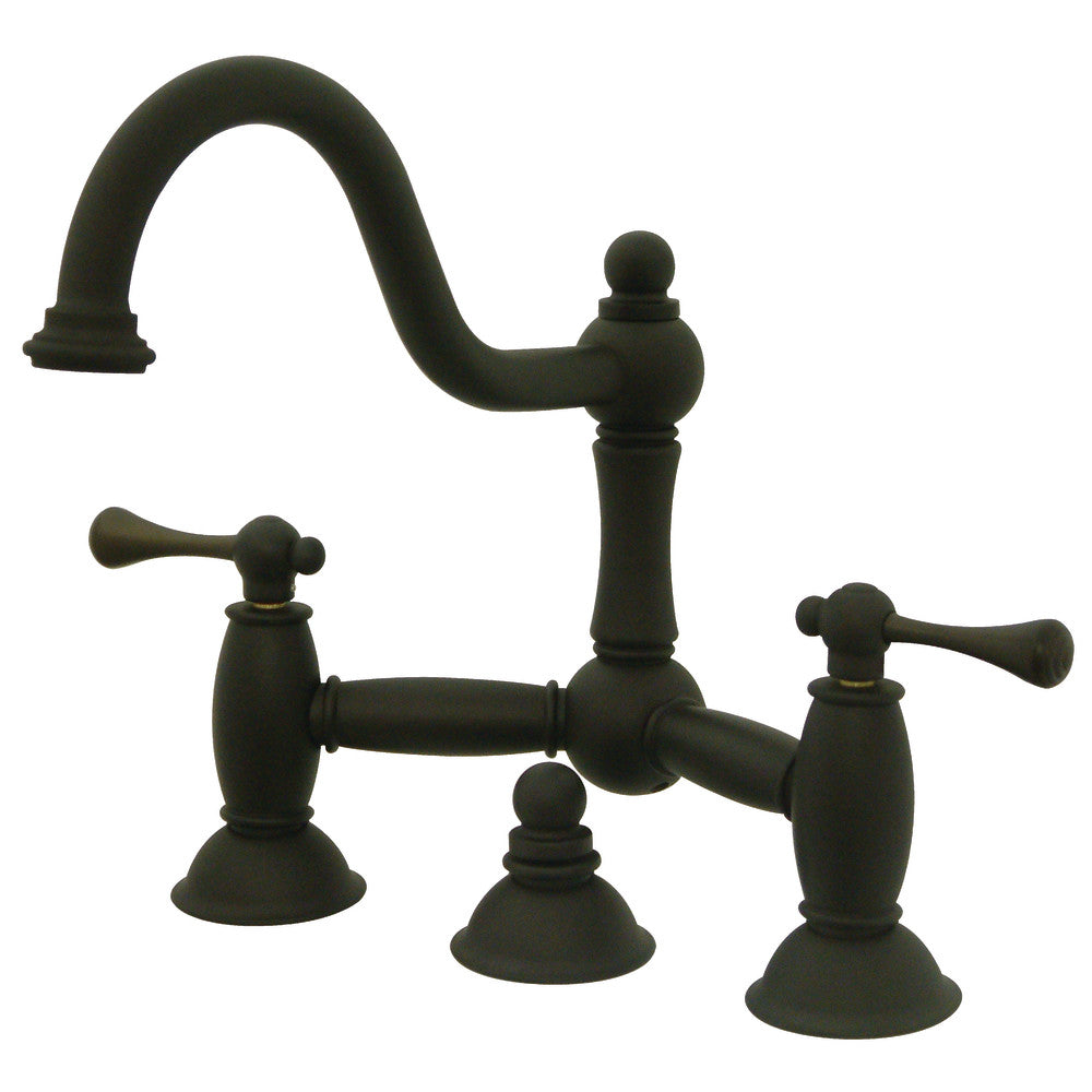 Restoration Bridge Bathroom Faucet in Oil Rubbed Bronze