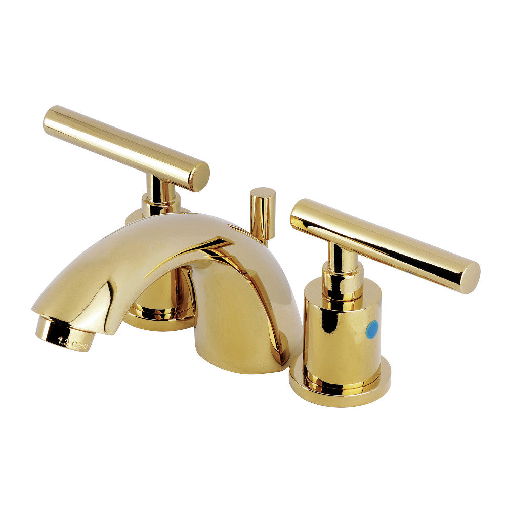 Manhattan Mini-Widespread Bathroom Faucet in Polished Brass