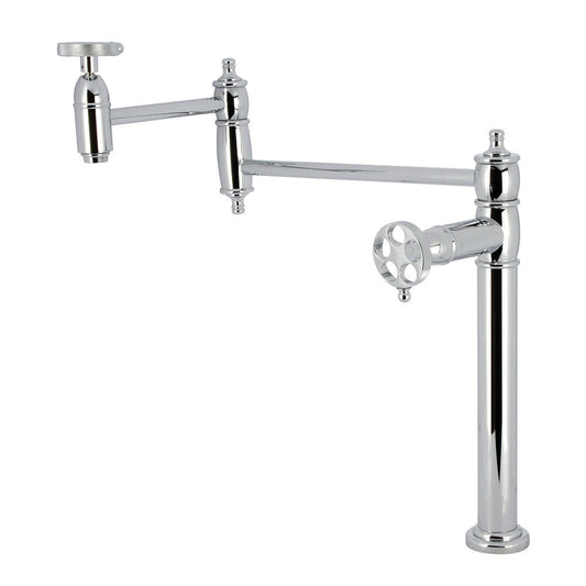 Wendell Pot Filler Faucet in Polished Chrome