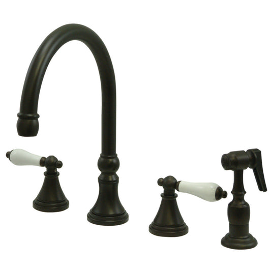Governor Widespread Kitchen Faucet in Oil Rubbed Bronze