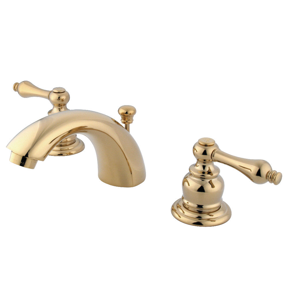 Magellan Mini-Widespread Bathroom Faucet in Polished Brass