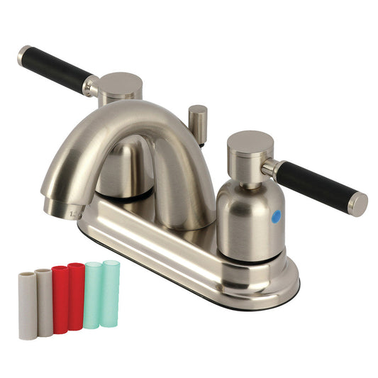 Kaiser 4 Inch Centerset Bathroom Faucet in Brushed Nickel