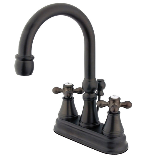 Restoration 4 Inch Centerset Bathroom Faucet in Oil Rubbed Bronze