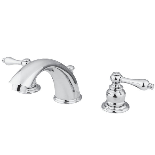 Victorian Widespread Bathroom Faucet in Polished Chrome