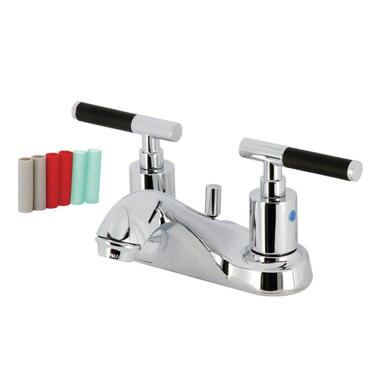 Kaiser 4 Inch Centerset Bathroom Faucet in Polished Chrome