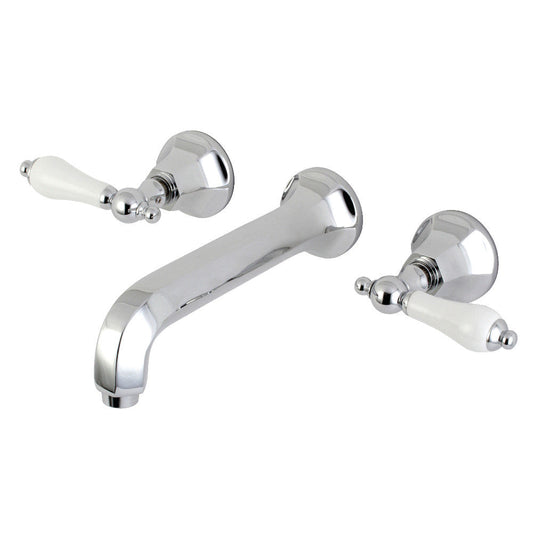 Metropolitan Wall-Mount Bathroom Faucet in Polished Chrome