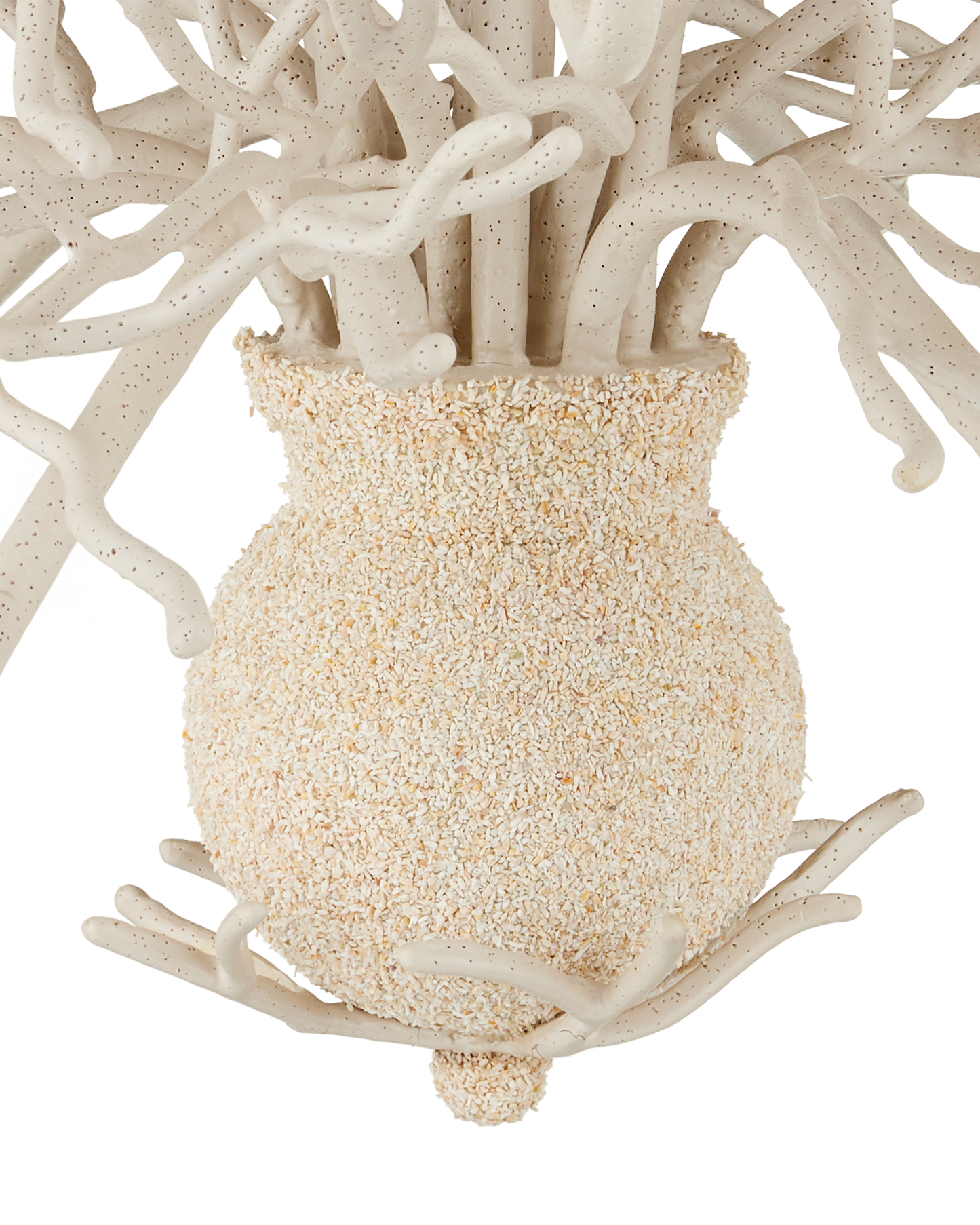 Seaward Large White Chandelier