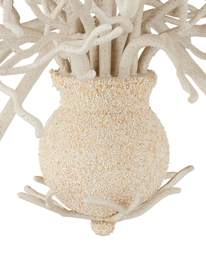 Seaward Large White Chandelier