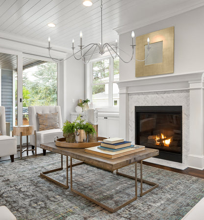 Rohan 60 inch chandelier in Polished Nickel