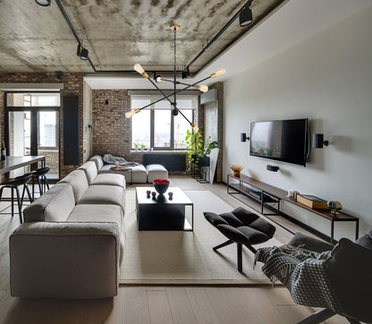 Axel 6 Lights Black Pendant