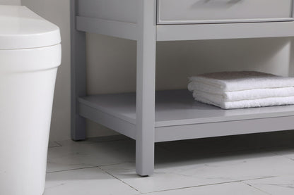 42 inch Single bathroom vanity in gray