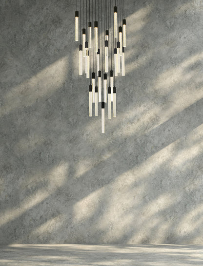 Weston 25 lights pendant in black