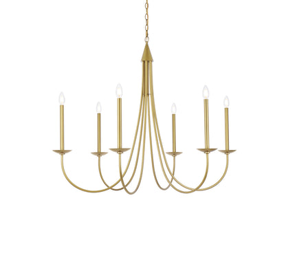 Cohen 42 inch pendant in brass