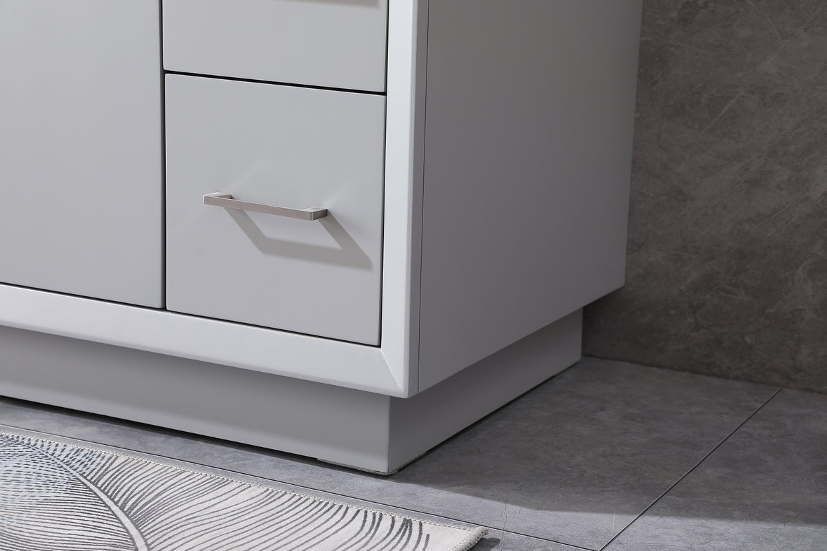 42 Inch SIngle Bathroom Vanity In Grey