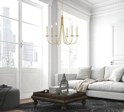 Cohen 36 inch pendant in brass