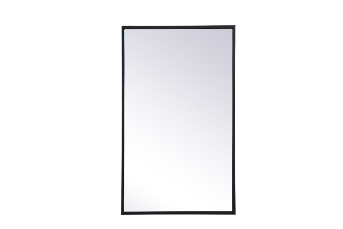 Metal mirror medicine cabinet 17 inch x 28 inch in Black
