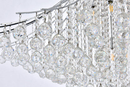 Toureg 20 light Chrome Chandelier Clear Royal Cut Crystal