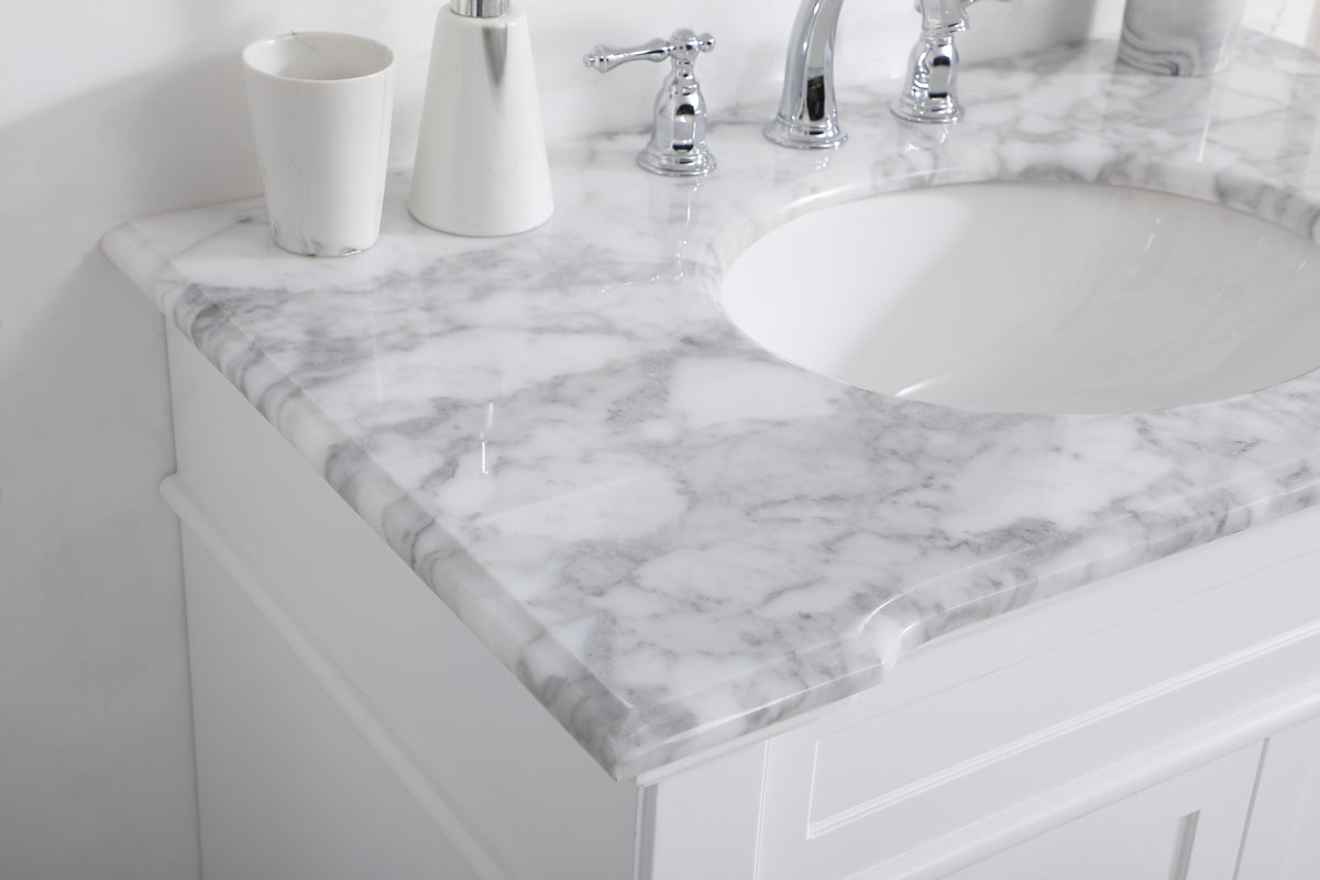 36 inch Single Bathroom Vanity set in White