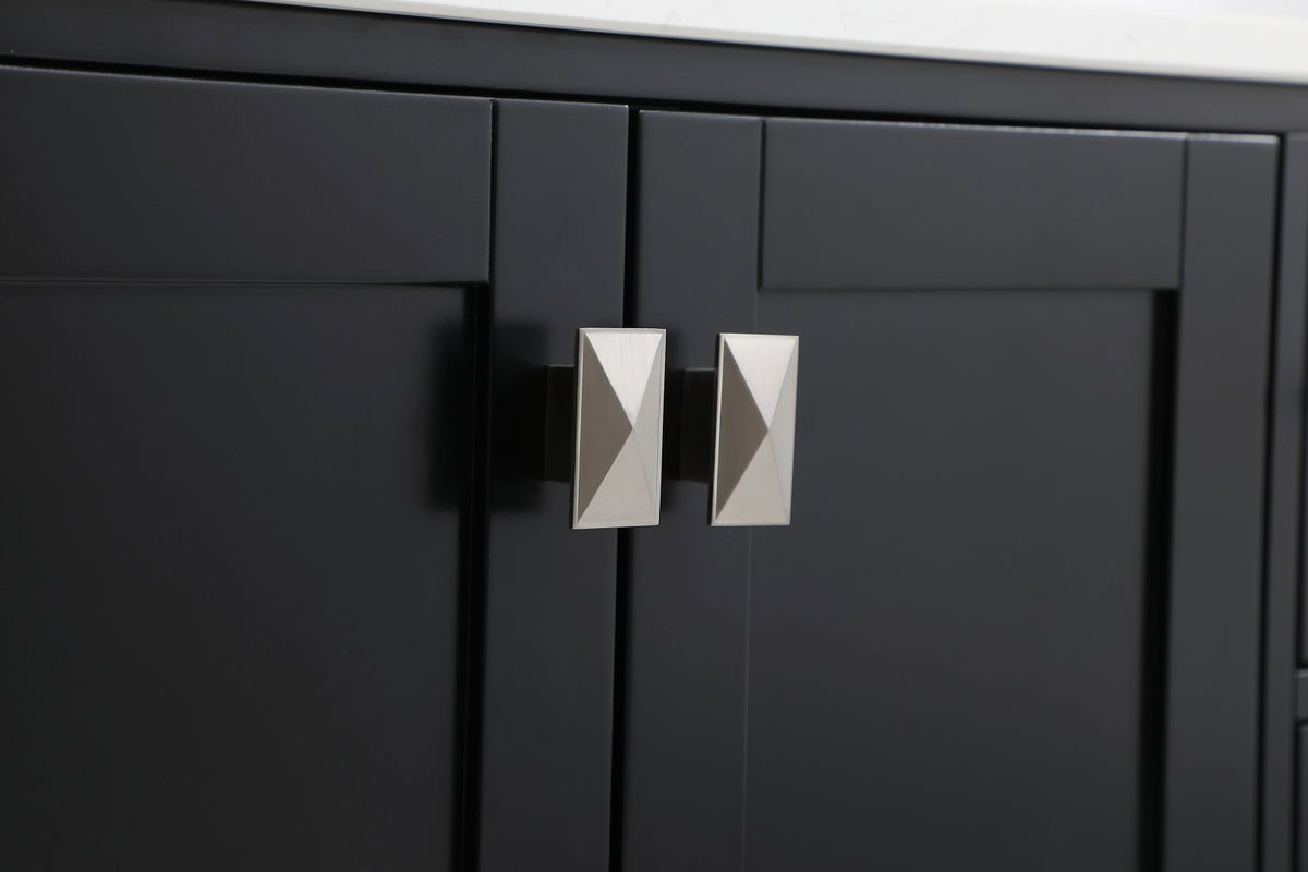 36 inch Single Bathroom Vanity in Black